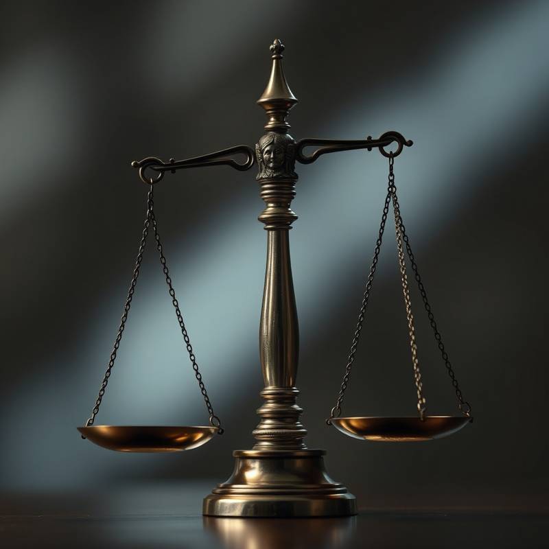Scales of Justice representing Law and Order